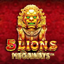 5 Lions Megaways by Pragmatic Play, showcased at slotspalacescasino.gr – game logo