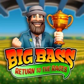Big Bass Return to the Races by Pragmatic Play, showcased at slotspalacescasino.gr – game logo