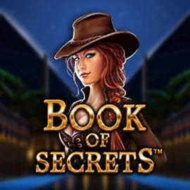 Book of Secrets slot logo by SYNOT Games at SlotsPalace Casino