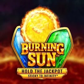 Burning Sun online game logo by Wazdan on slotspalacescasino.gr