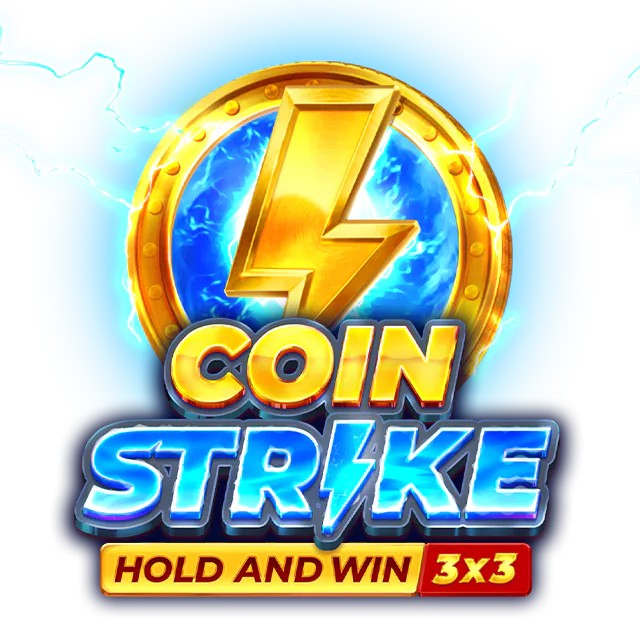 Coin Strike: Hold and Win slot logo by Playson at SlotsPalace Casino