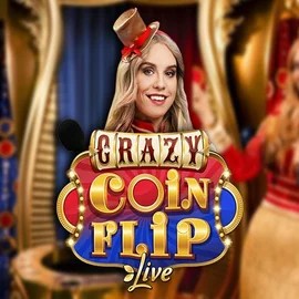 Crazy Coin Flip logo – Live Casino by Evolution at SlotsPalace Casino