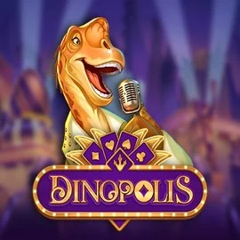 Dinopolis online game logo by Push Gaming on slotspalacescasino.gr