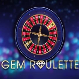 Gem Roulette slot logo by iSoftBet at SlotsPalace Casino
