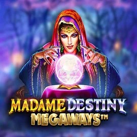 Madame Destiny Megaways logo by Pragmatic Play SlotsPalace Casino