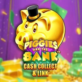 Slots logo of Piggies And The Bank Cash Collect &amp; Link from Origins at SlotsPalace Casino