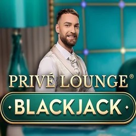 Privé Lounge Blackjack slot visual from Pragmatic Play available on slotspalacescasino.gr