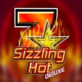 Enjoy Sizzling Hot Deluxe by Novomatic – logo hosted on slotspalacescasino.gr